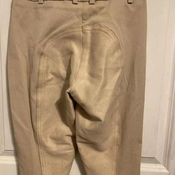 Goode Rider Beige Breeches Women Sz 24R Equestrian Pants Horse Riding Outdoors - Picture 12 of 12